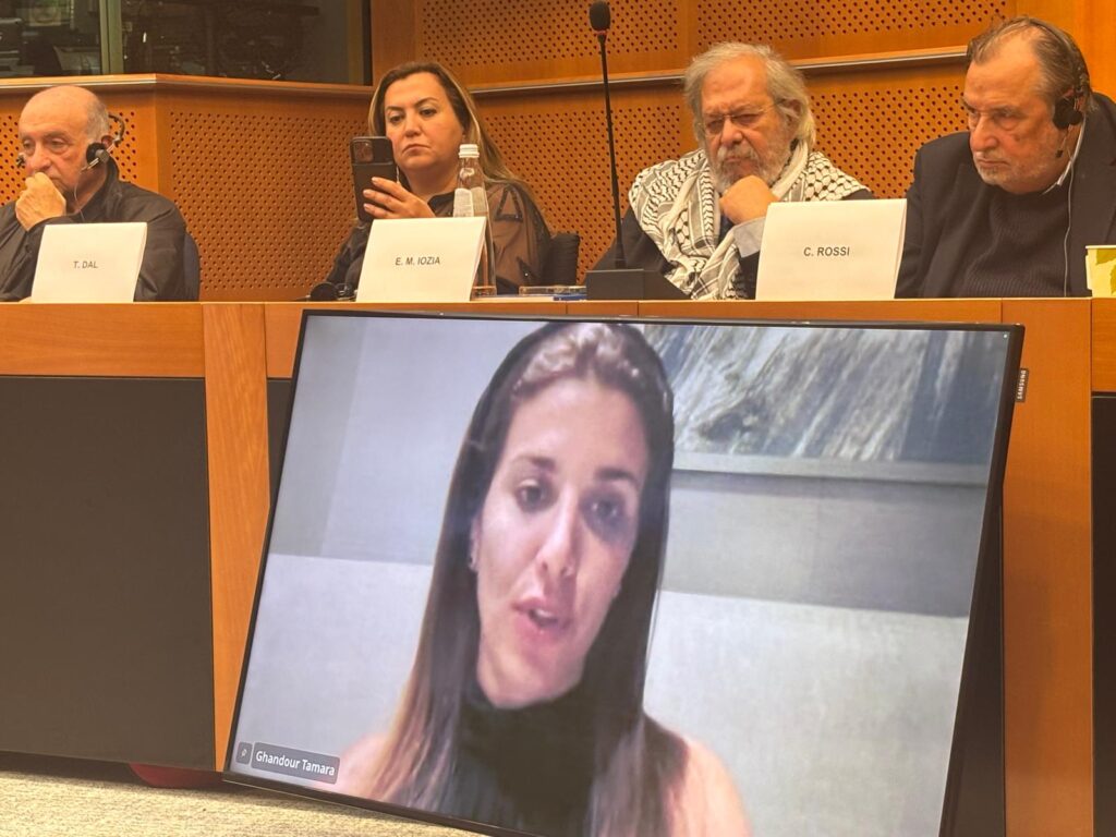 Tamara Ghandour (Rama Impact CEO) during her intervention Tamara Ghandour (Rama Impact CEO) during her intervention